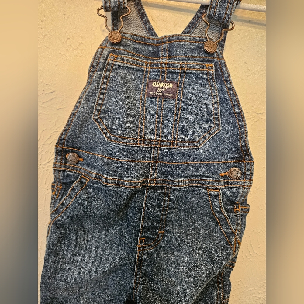 Oshkosh boy toddler overalls - Picture 2 of 5
